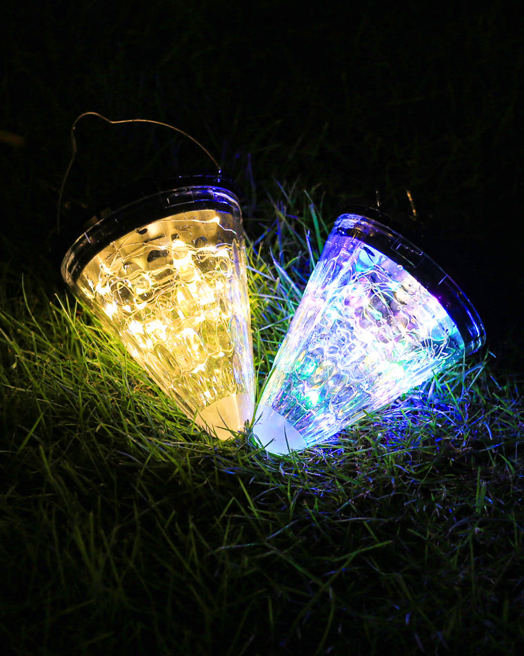 WOMO Lanterne Hue fraise suspendue solaire-WM9040