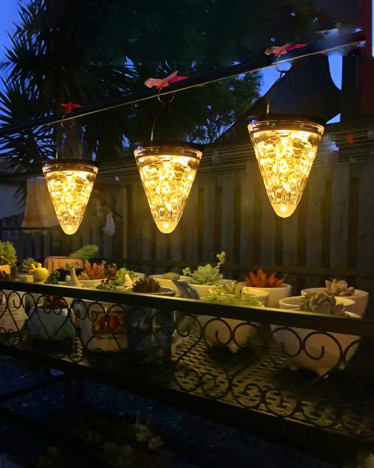WOMO Lanterne Hue fraise suspendue solaire-WM9040
