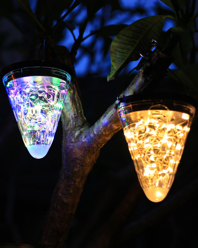 WOMO Lanterne Hue fraise suspendue solaire-WM9040