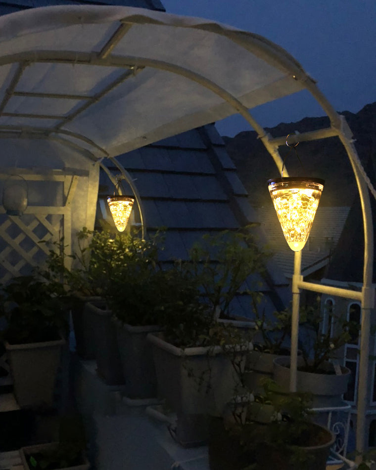 WOMO Lanterne Hue fraise suspendue solaire-WM9040