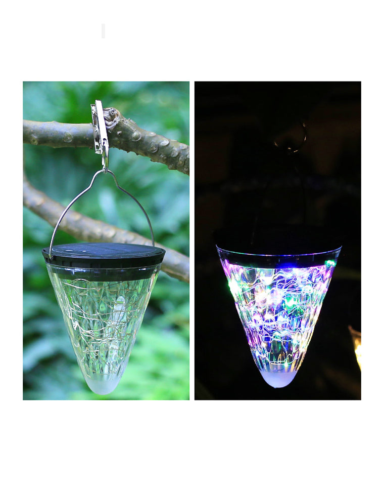 WOMO Lanterne Hue fraise suspendue solaire-WM9040