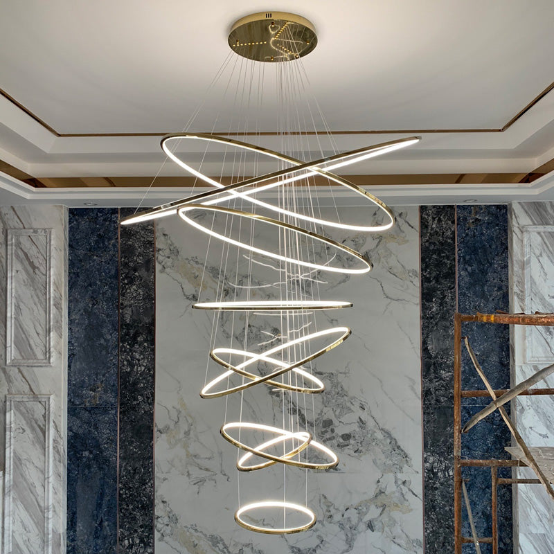 WOMO Lustre Multiple Cercle Led Luxe-WM2160