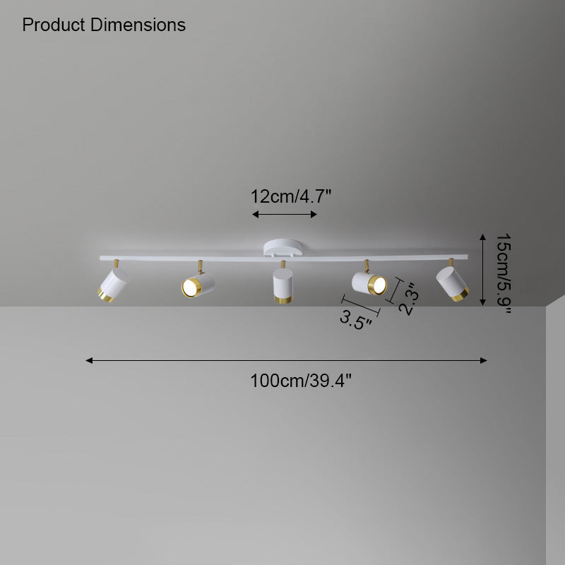 WOMO Plafonnier LED Spots Orientables - WM1034