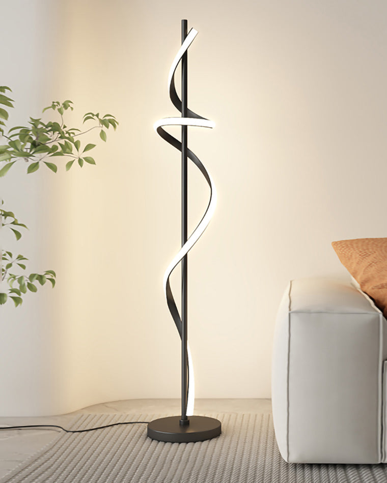 Lampadaire en spirale dimmable WOMO-WM7073