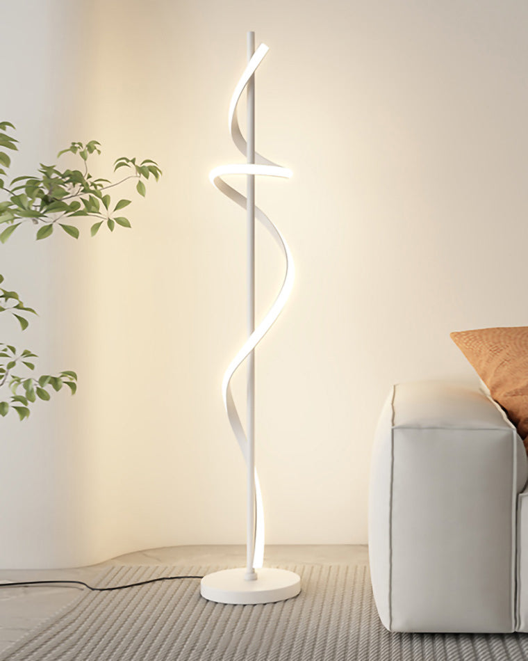 Lampadaire en spirale dimmable WOMO-WM7073
