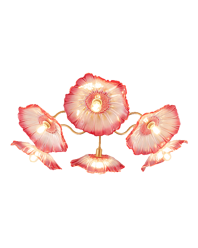 WOMO Lotus Leaf Flower Ceiling Light-WM1026