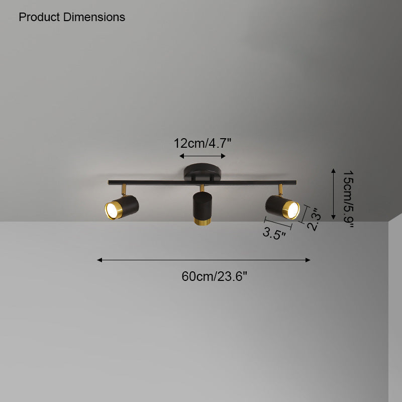 WOMO Plafonnier LED Spots Orientables - WM1034