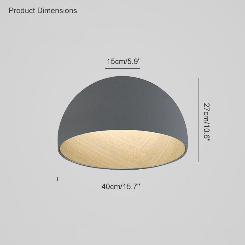 Plafonnier encastré asymétrique WOMO Dome-WM1020