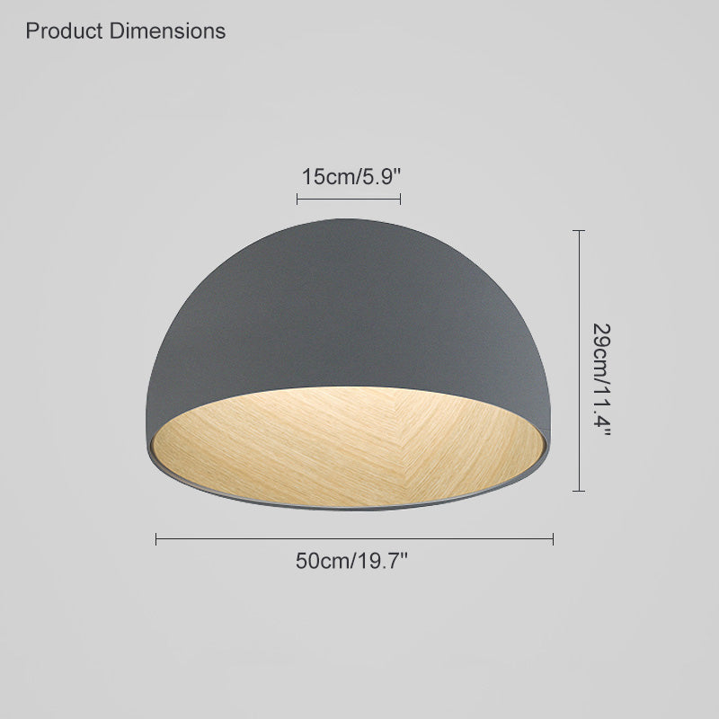 Plafonnier encastré asymétrique WOMO Dome-WM1020