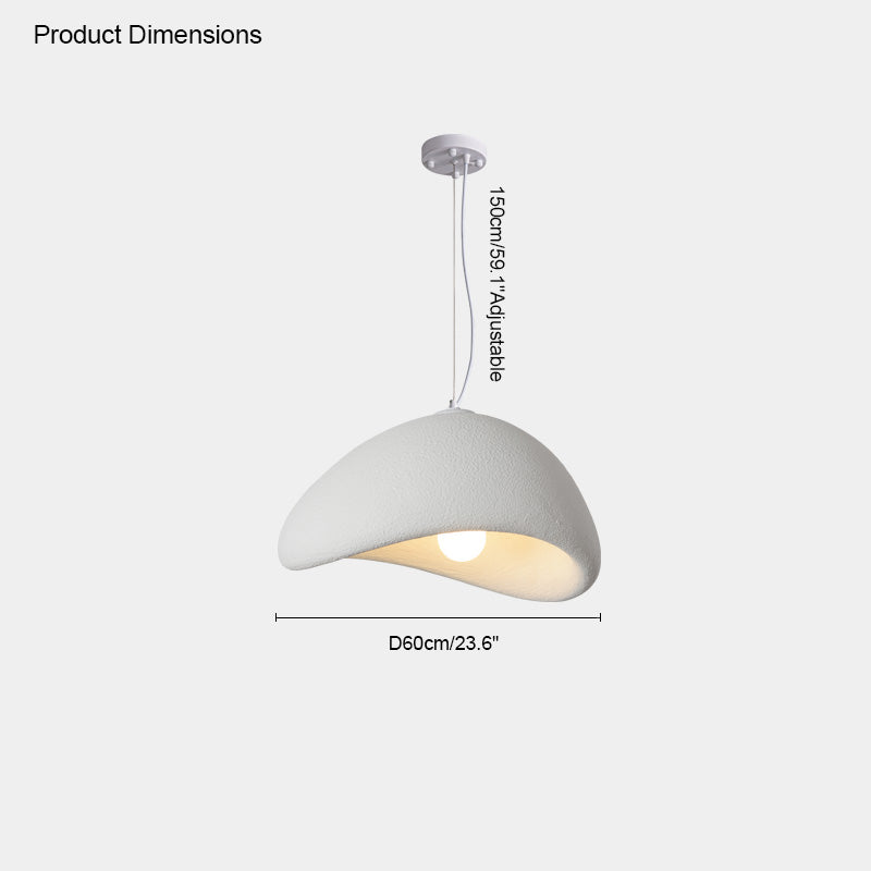 WOMO Suspension Résine Blanc Wabi Sabi-WM2061