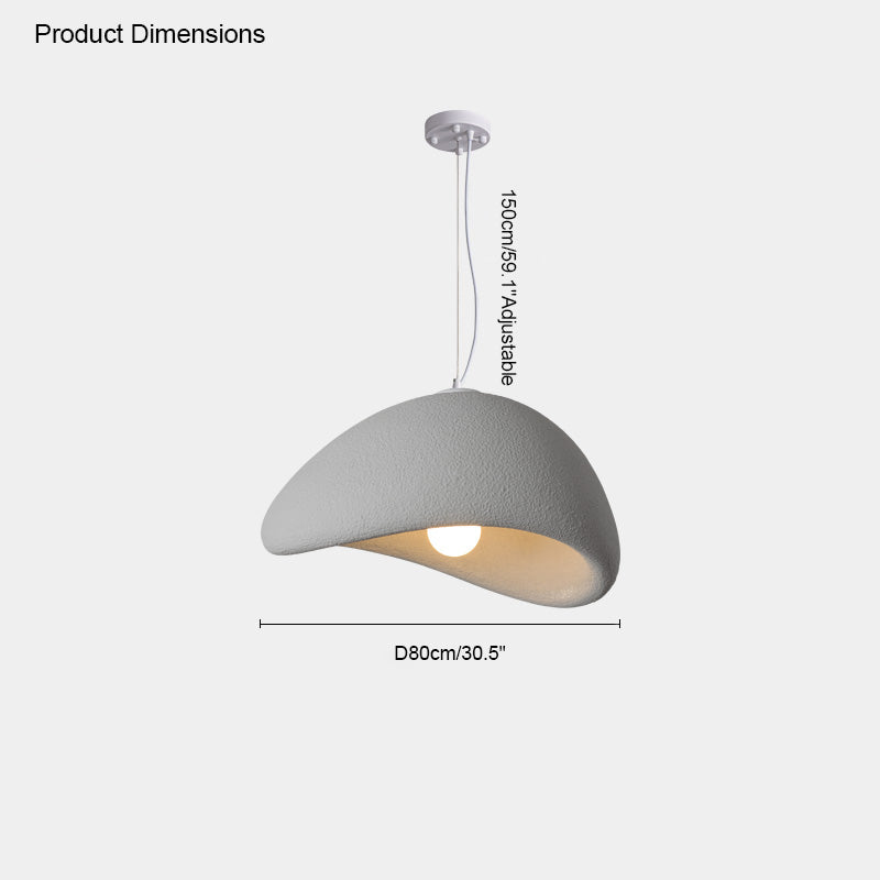 WOMO Suspension Résine Blanc Wabi Sabi-WM2061