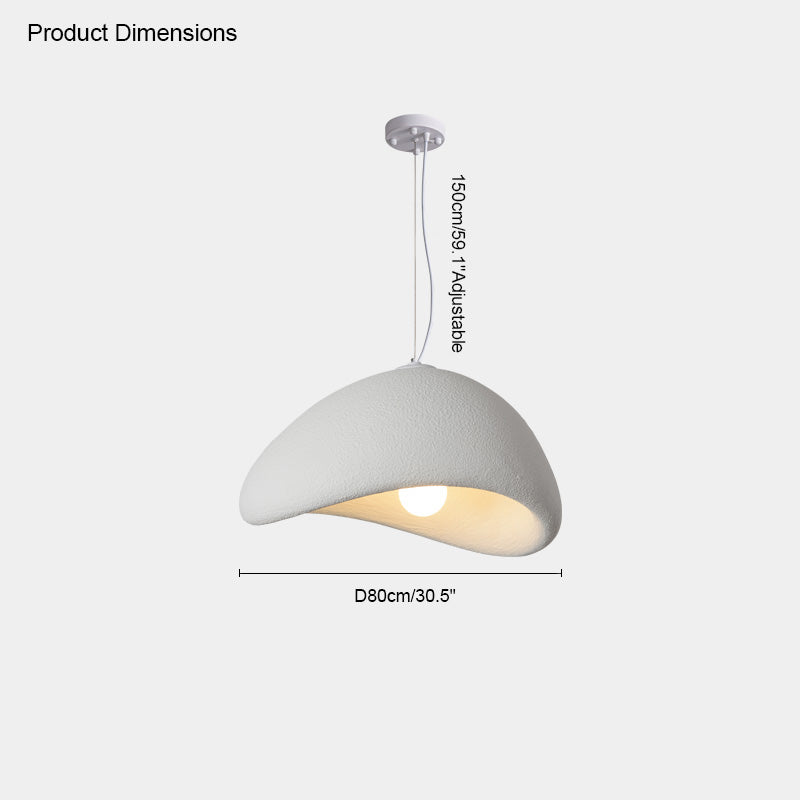 WOMO Suspension Résine Blanc Wabi Sabi-WM2061