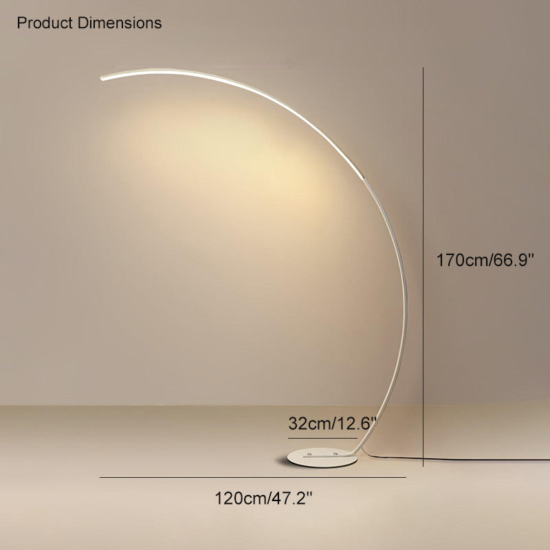 WOMO Lampe sur Pied Arc Croissant LED - WM7001