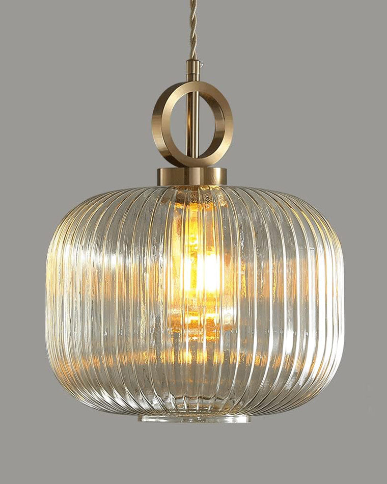 WOMO Suspension Abat Jour Verre Strié-WM2264