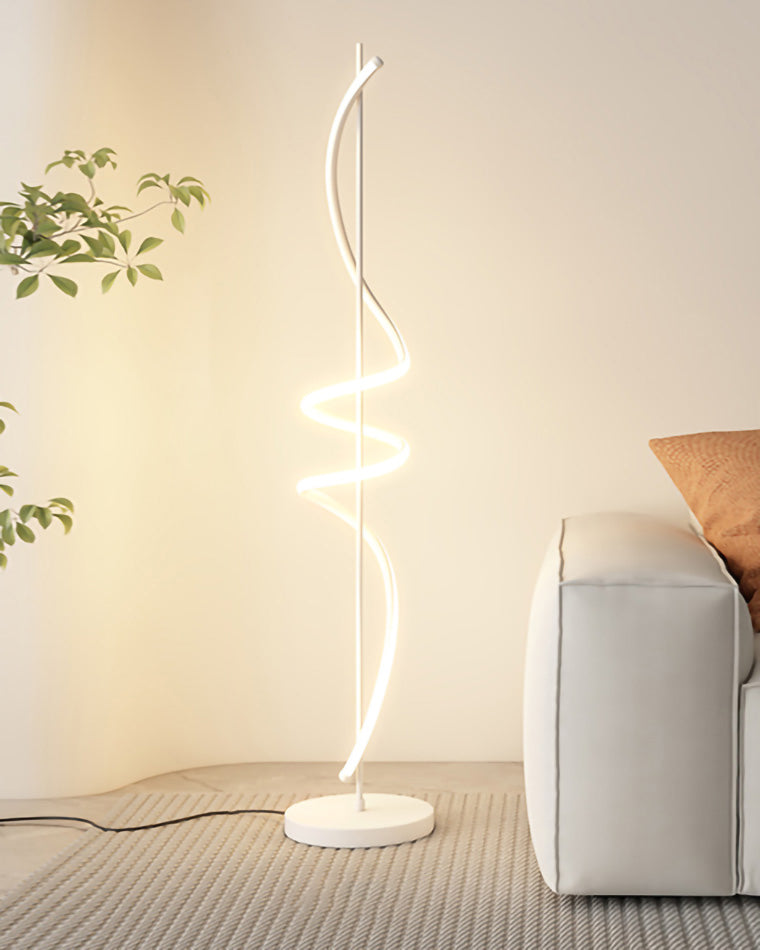 Lampadaire en spirale dimmable WOMO-WM7073