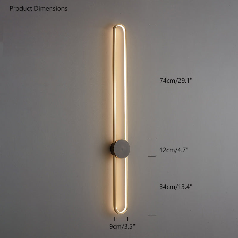 WOMO Appliques Murale LED Ovale Longue - WM6032