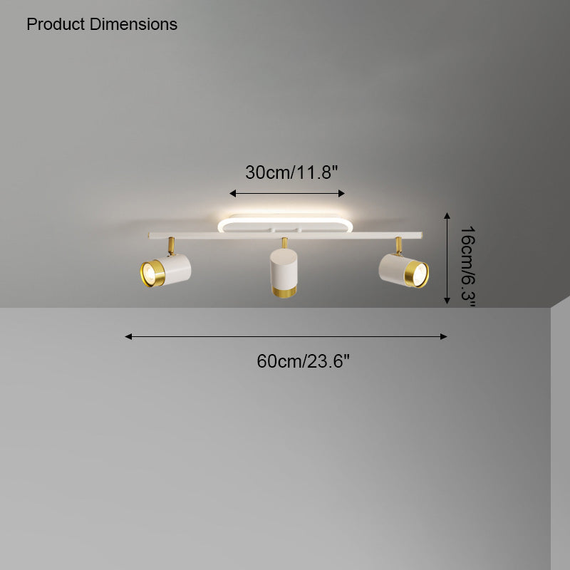 WOMO Plafonnier LED Spots Orientables - WM1034