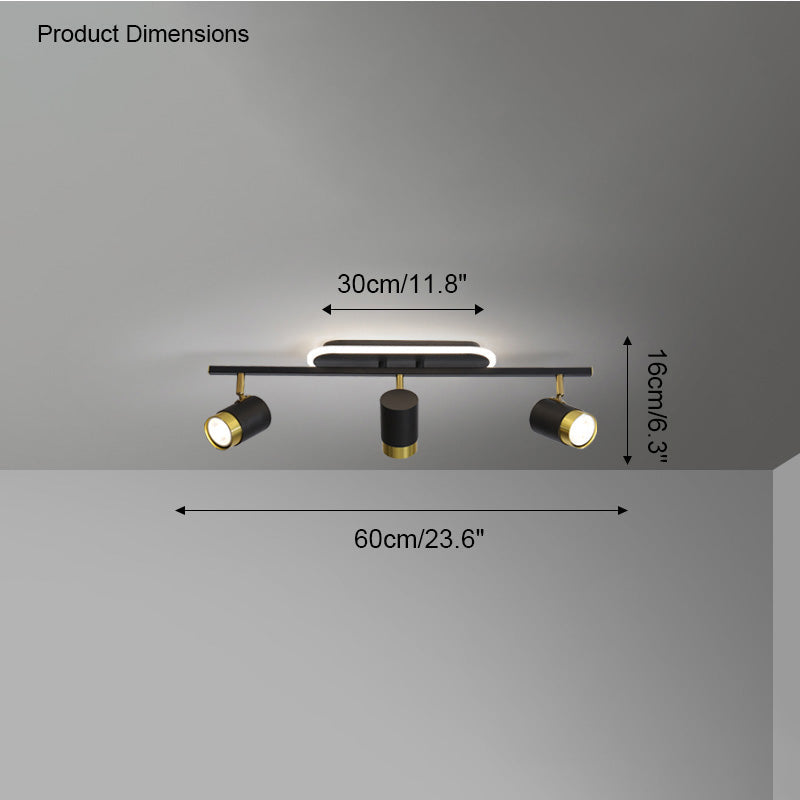 WOMO Plafonnier LED Spots Orientables - WM1034