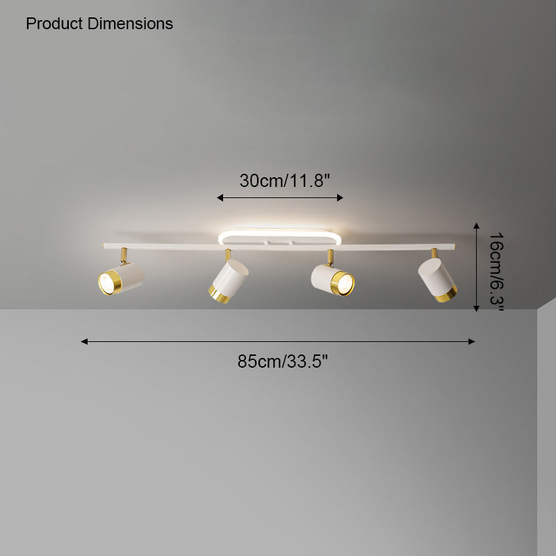 WOMO Plafonnier LED Spots Orientables - WM1034