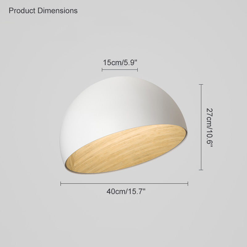 Plafonnier encastré asymétrique WOMO Dome-WM1020