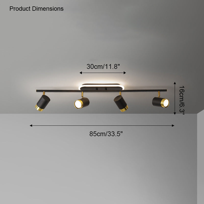 WOMO Plafonnier LED Spots Orientables - WM1034