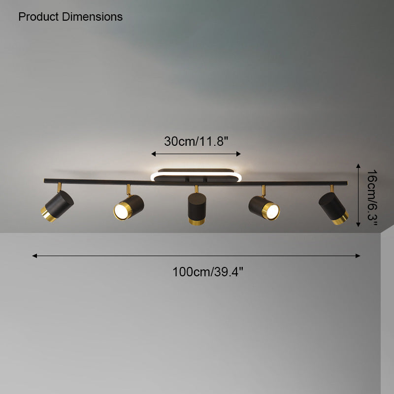 WOMO Plafonnier LED Spots Orientables - WM1034