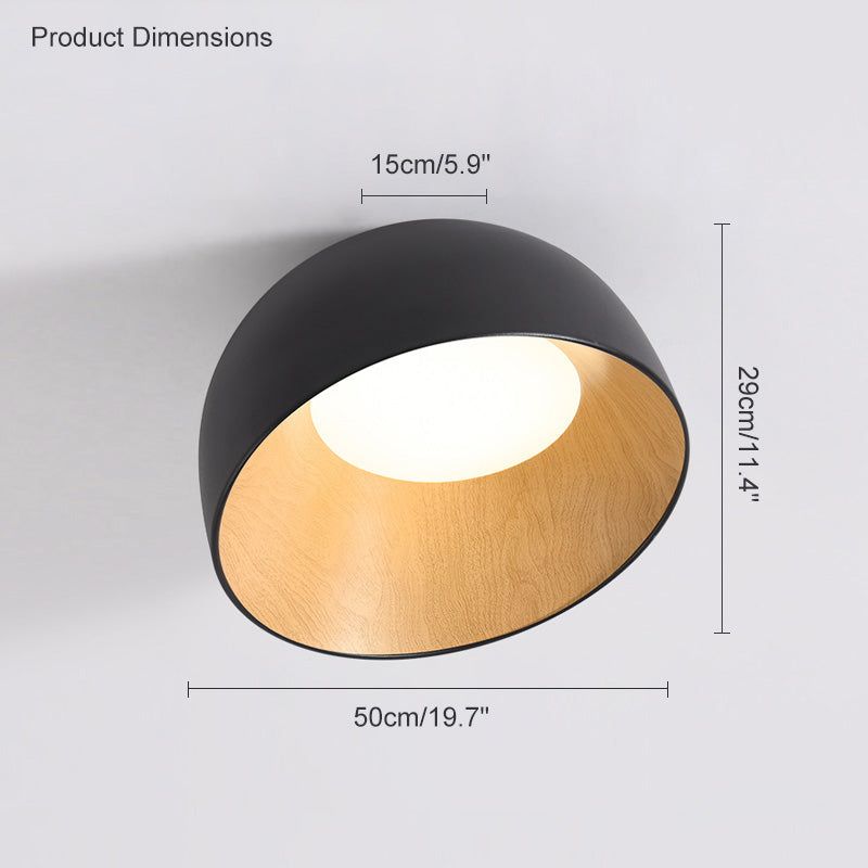 Plafonnier encastré asymétrique WOMO Dome-WM1020