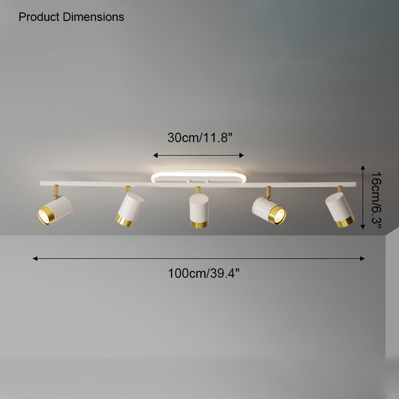 WOMO Plafonnier LED Spots Orientables - WM1034
