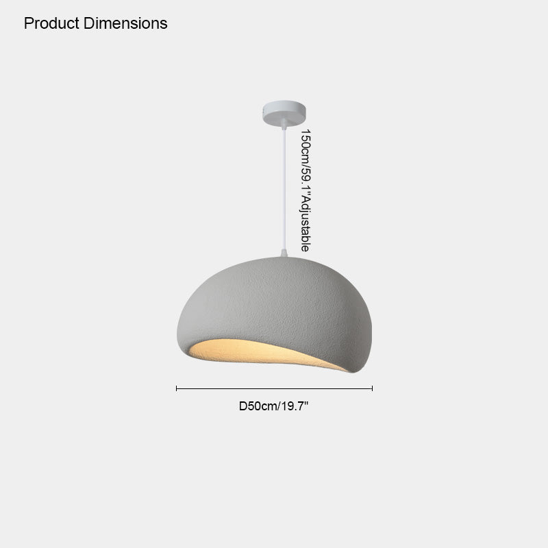 WOMO Suspension Résine Blanc Wabi Sabi-WM2061