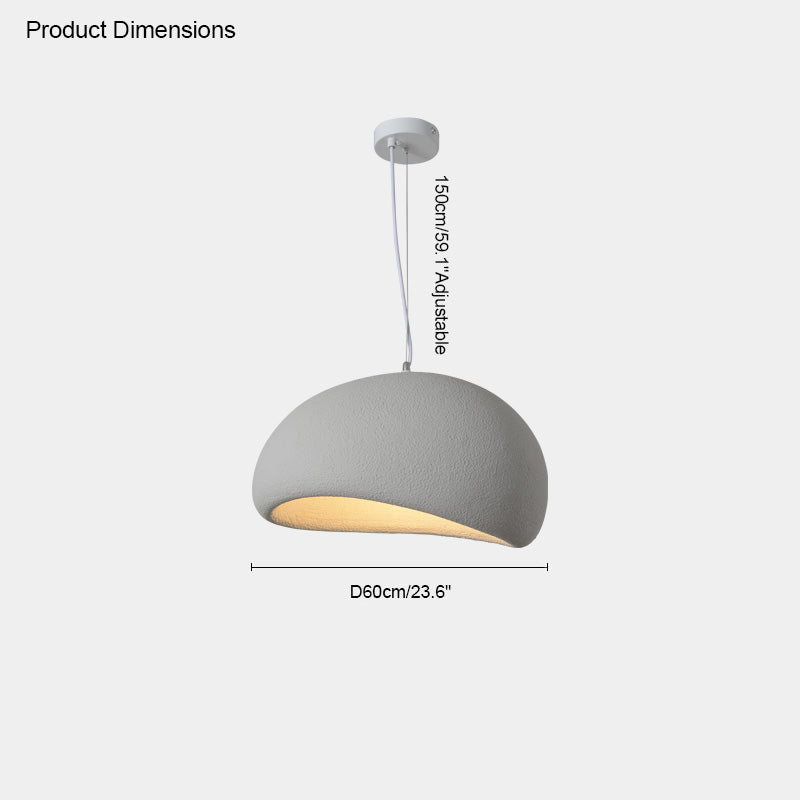 WOMO Suspension Résine Blanc Wabi Sabi-WM2061