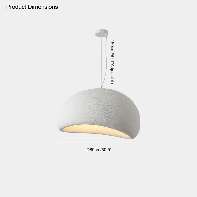 WOMO Suspension Résine Blanc Wabi Sabi-WM2061
