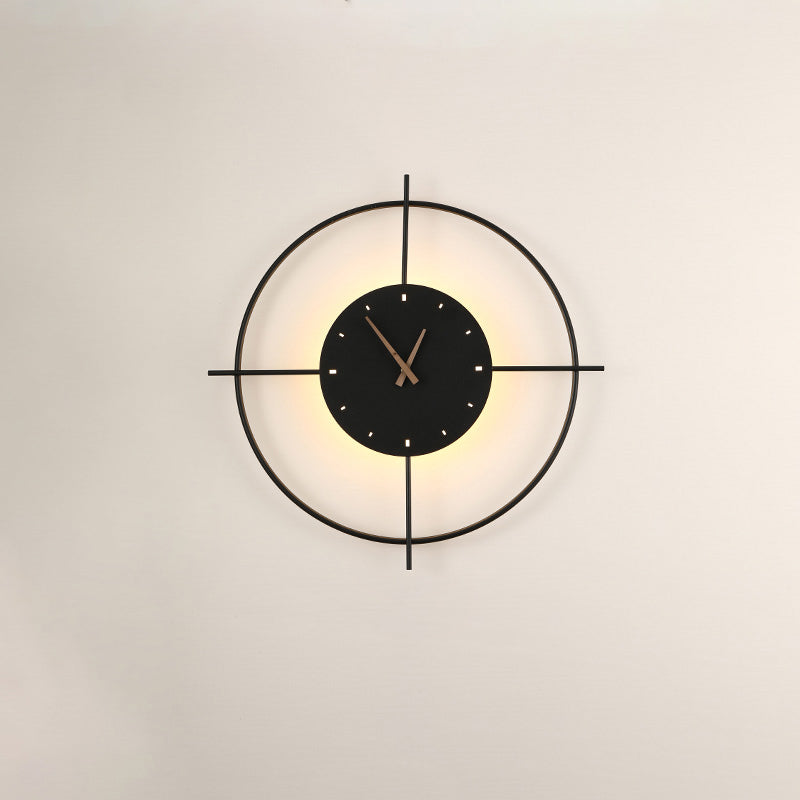 Horloge murale WOMO avec lumière LED-WM6085