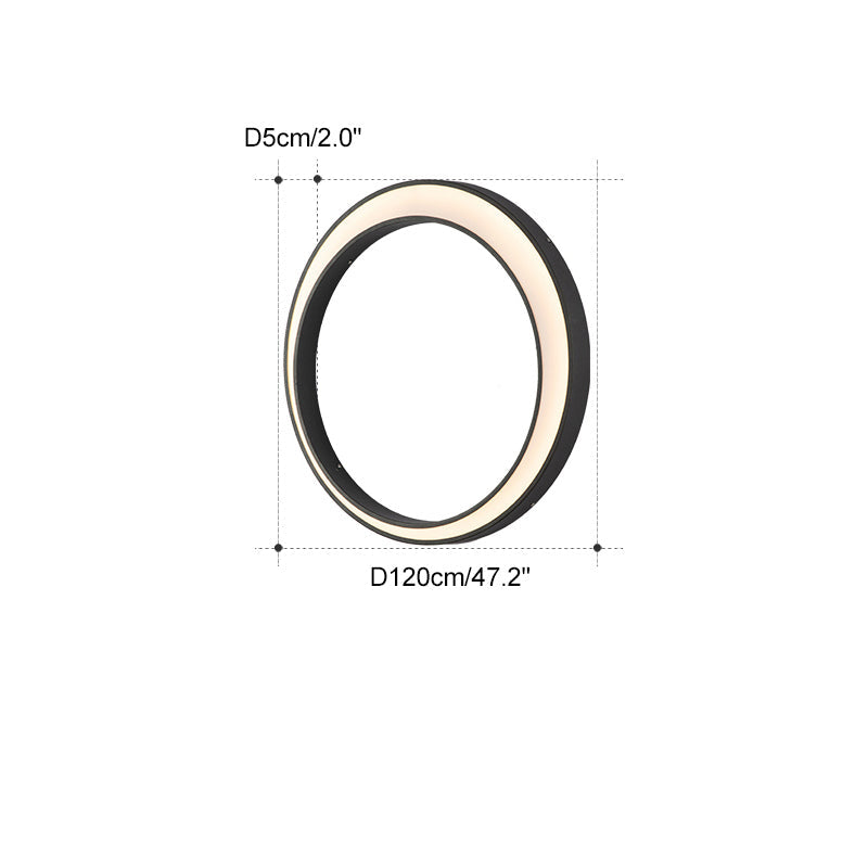 WOMO Applique Murale Extérieure Croissant-WM9012