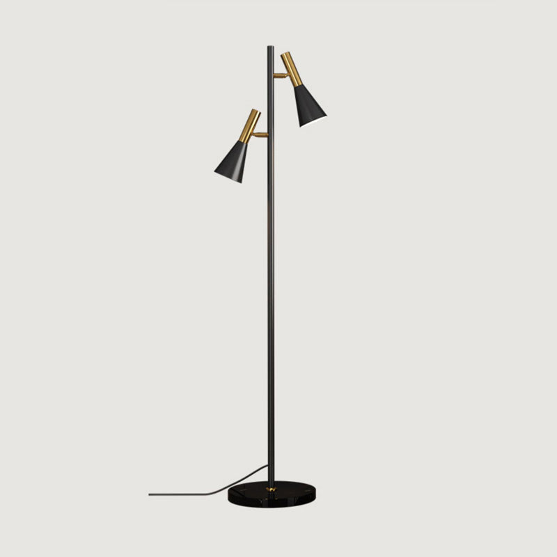 WOMO Lampadaire à 2 ampoules réglable-WM7067