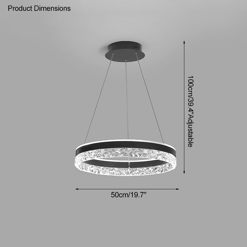 Lustre LED circulaire en acrylique WOMO-WM2171