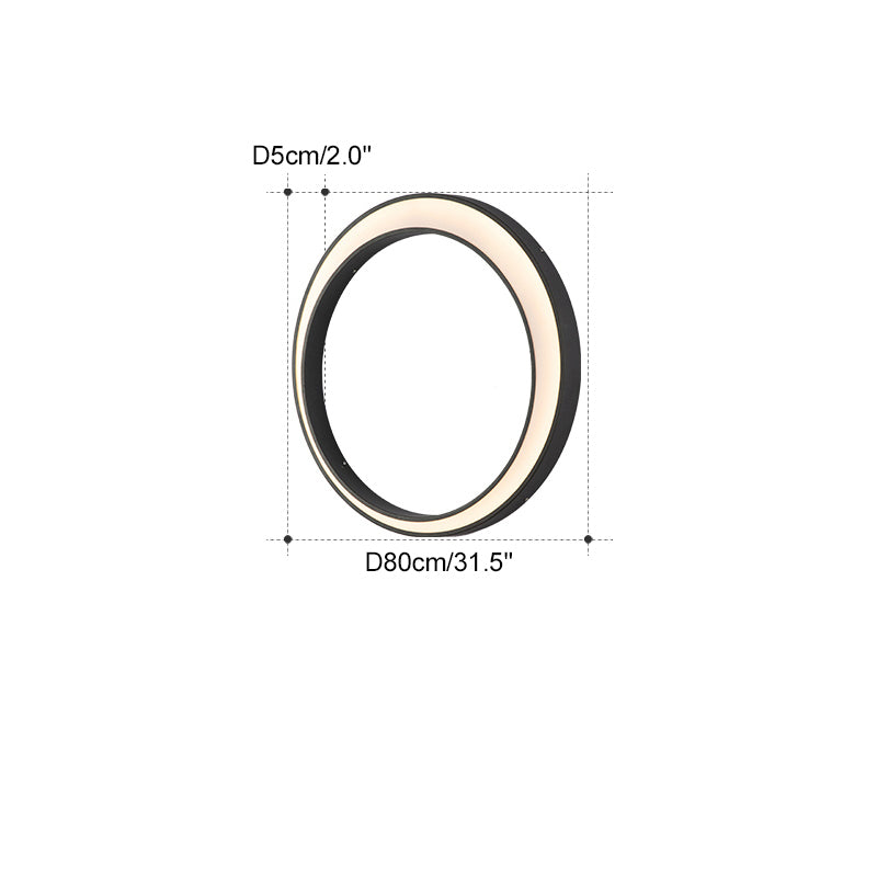 WOMO Applique Murale Extérieure Croissant-WM9012