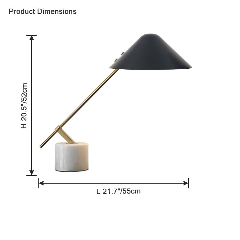 Lampe de bureau en marbre nordique WOMO-WM8028