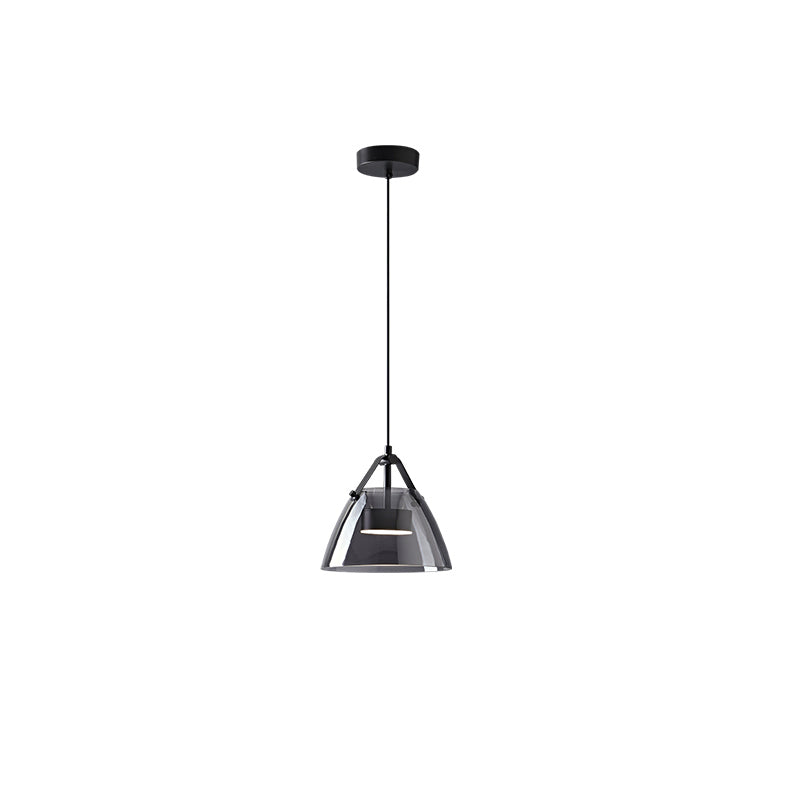 WOMO 3 Light Suspension en verre fumé-WM2238