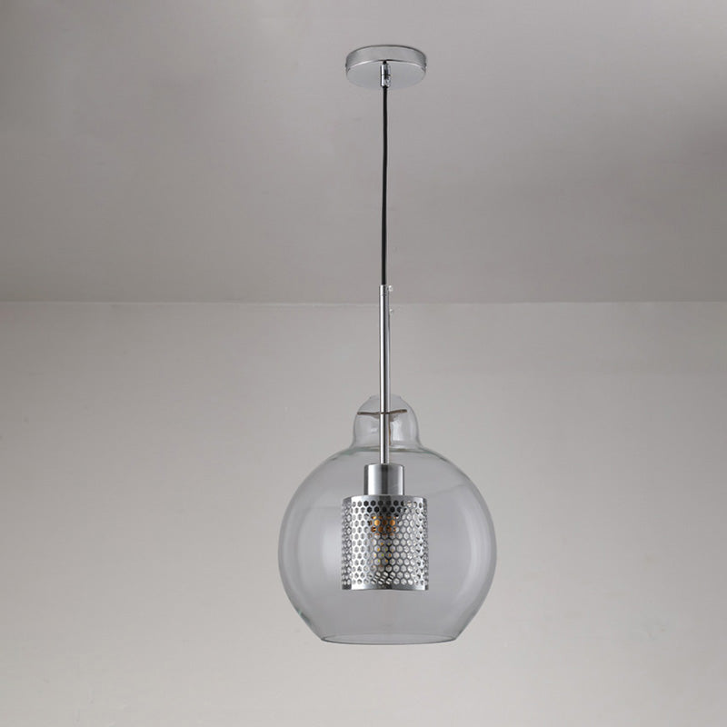 WOMO Élégant Rond/Cylindre Verre Suspension Lumineuse-WM2095
