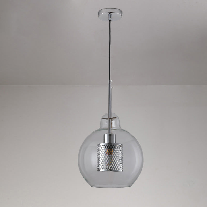 WOMO Élégant Rond/Cylindre Verre Suspension Lumineuse-WM2095