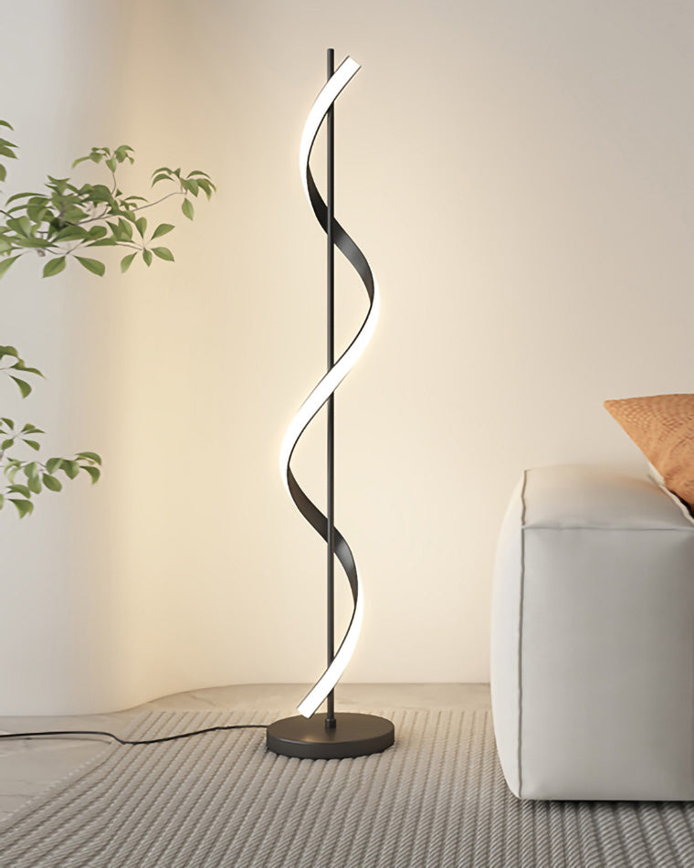 Lampadaire en spirale dimmable WOMO-WM7073
