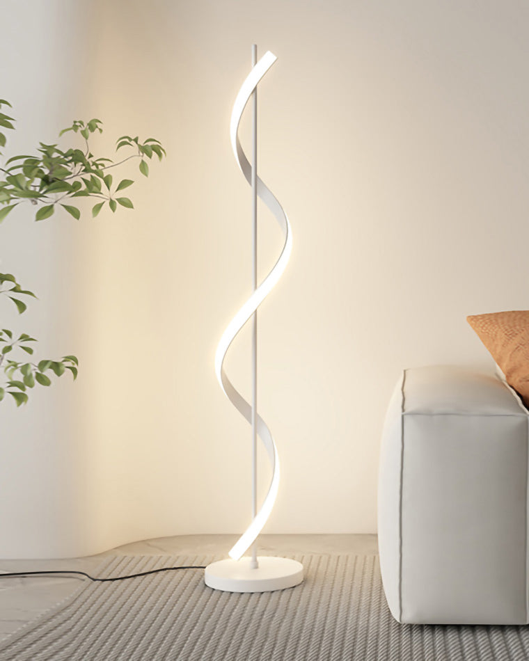 Lampadaire en spirale dimmable WOMO-WM7073