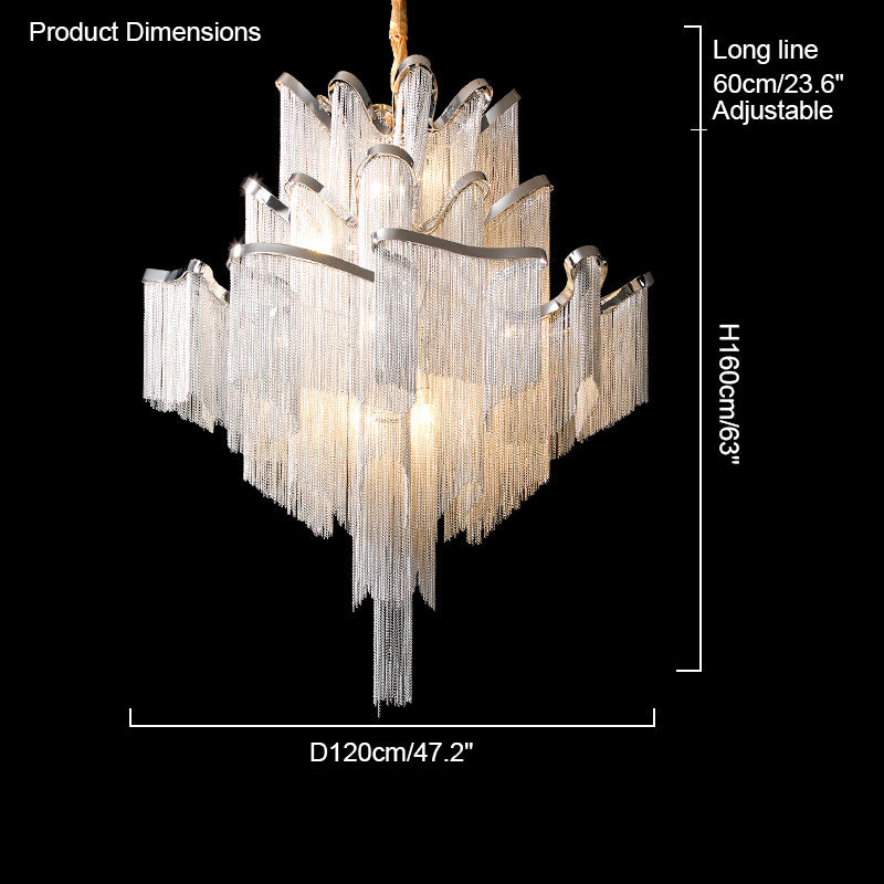 WOMO Lustre Luxe Grand Macramé -WM2079