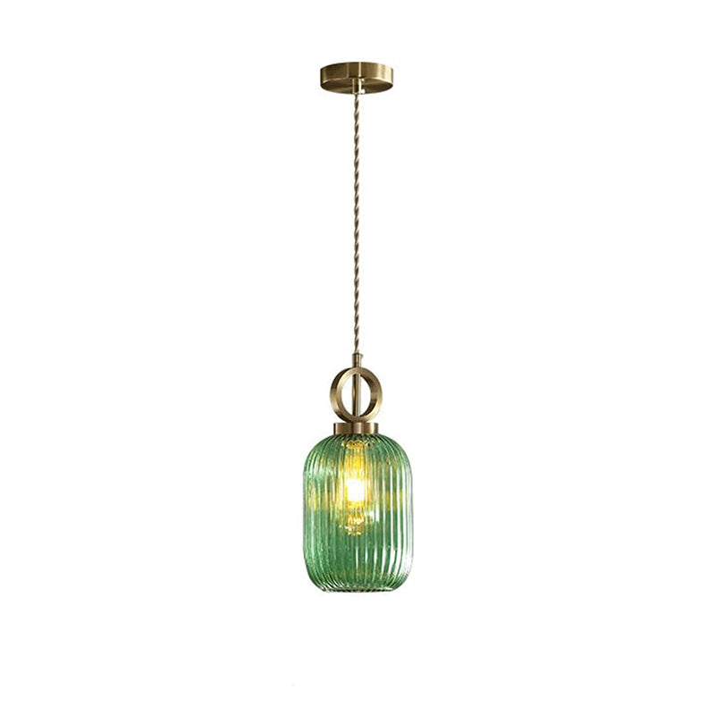 WOMO Suspension Abat Jour Verre Strié-WM2264