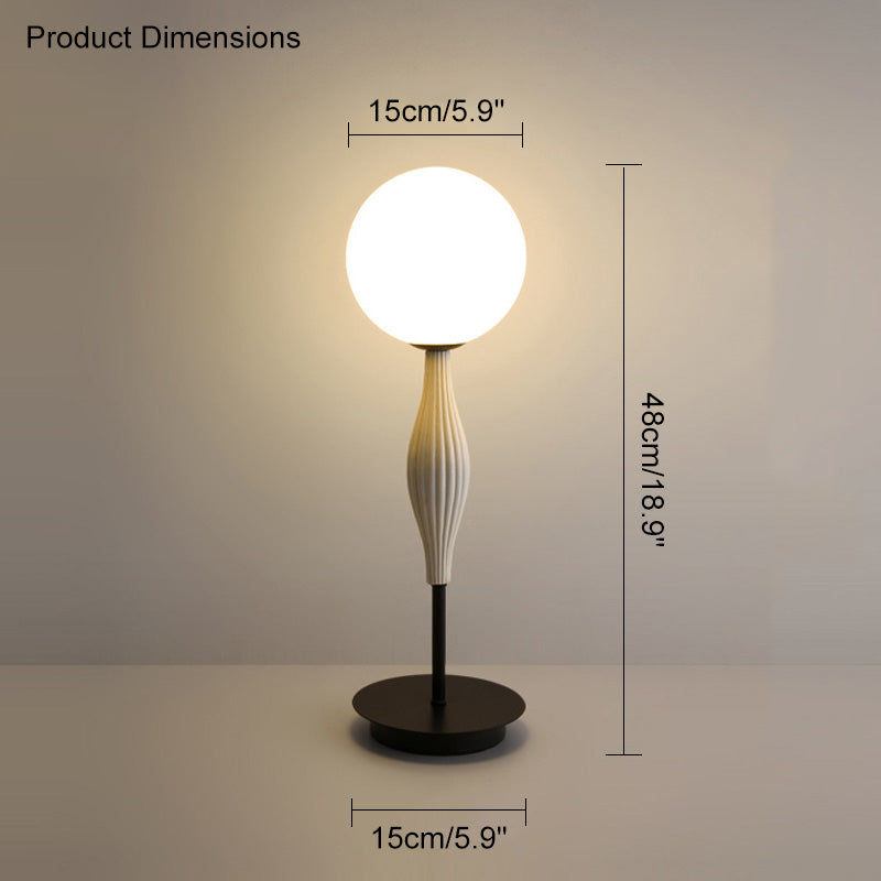 WOMO Lampe sur Pied Globe en Verre - WM7024
