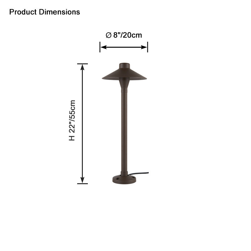 WOMO Luminaire à Pieu Classique - WM9170