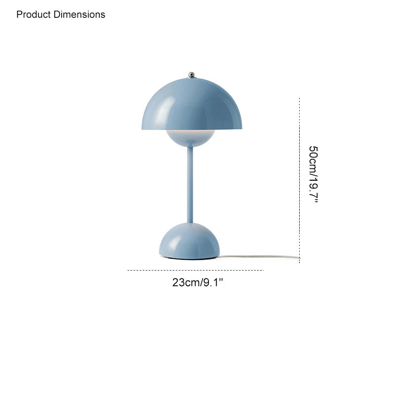 WOMO Multicoloured Mushroom Table Lamps for Children-WM8021