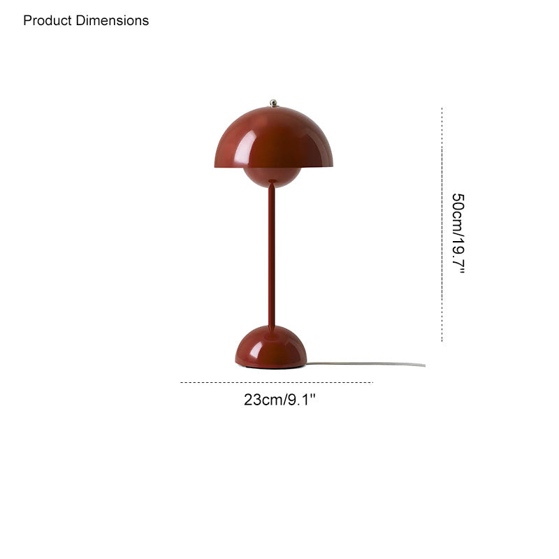 WOMO Multicoloured Mushroom Table Lamps for Children-WM8021