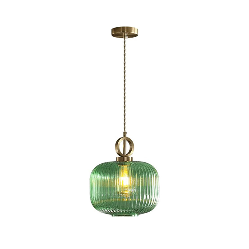 WOMO Suspension Abat Jour Verre Strié-WM2264