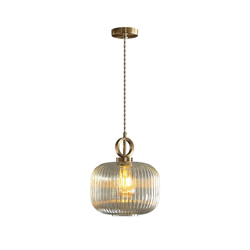 WOMO Suspension Abat Jour Verre Strié-WM2264